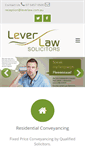Mobile Screenshot of leverlaw.com.au