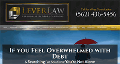 Desktop Screenshot of leverlaw.com