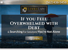 Tablet Screenshot of leverlaw.com